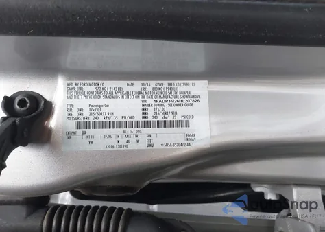 2017 Ford Focus Sel из США, поврежденный, VIN 1FADP3M26HL207826